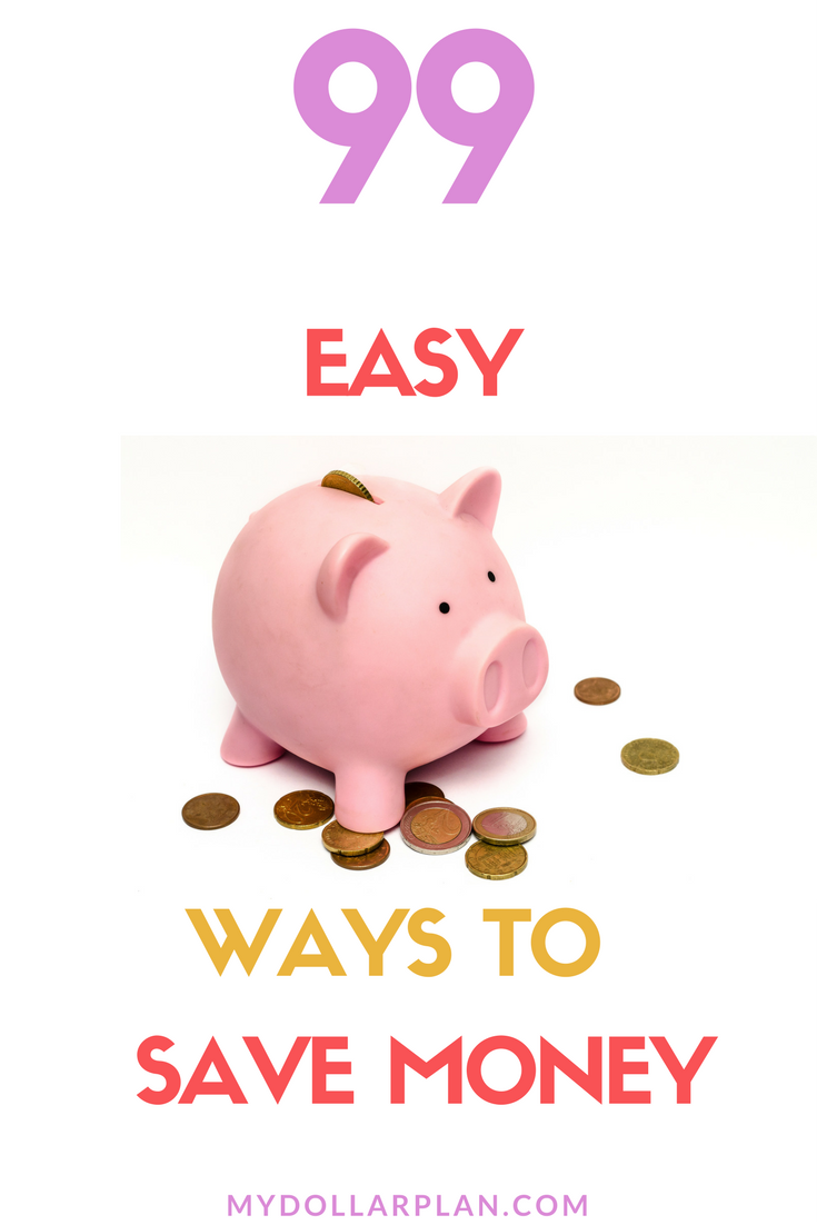 99 Easy ways to save money