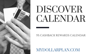 Discover Rewards Calendar